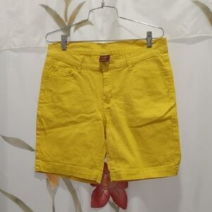 Ling's XL Denim Yellow Women's Shorts